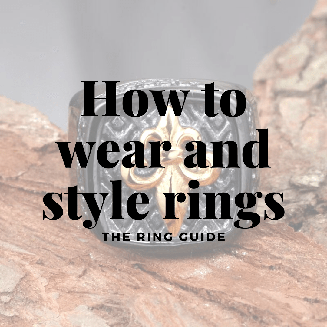 How To Wear Rings As A Man | 5 Ring Wearing Rules Infographic | How Men  Should Wear Rings | How to wear rings, Mens fashion, Men style tips