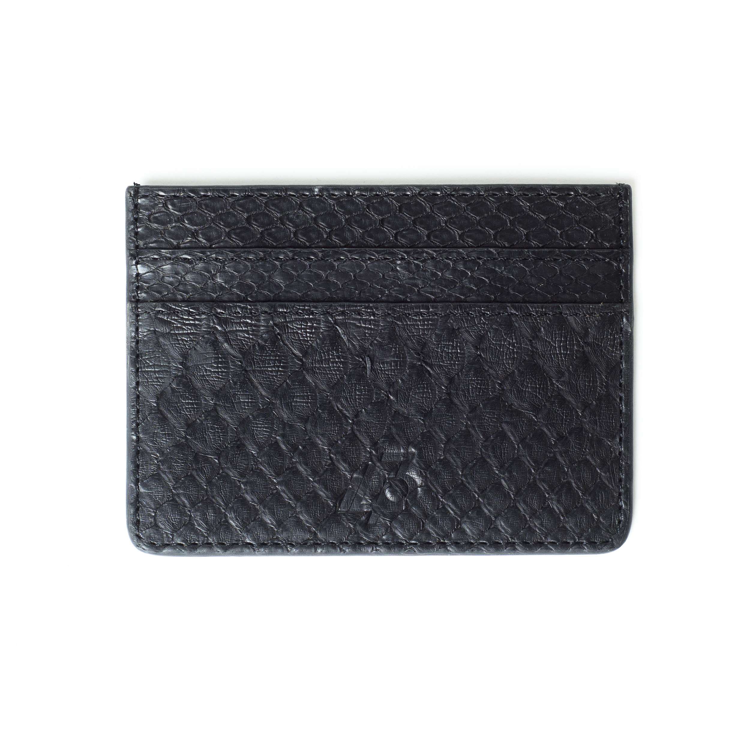 1403 Black Snakeskin Cardholder