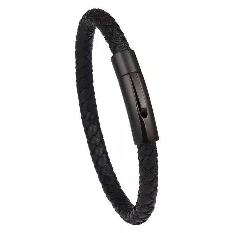 Single Loop Bracelet Black