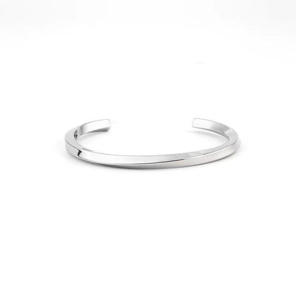 Twist Silver Cuff