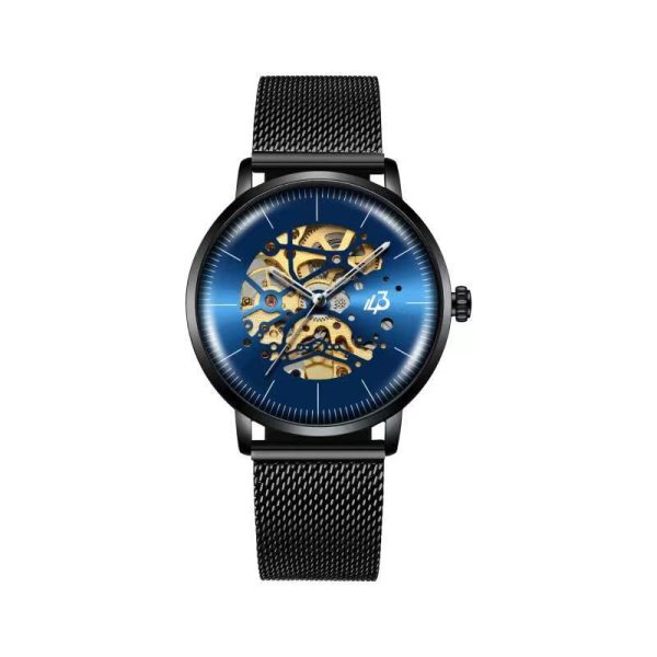 Trojan Automatic Watch Black and Blue