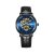 Trojan Automatic Watch Black leather