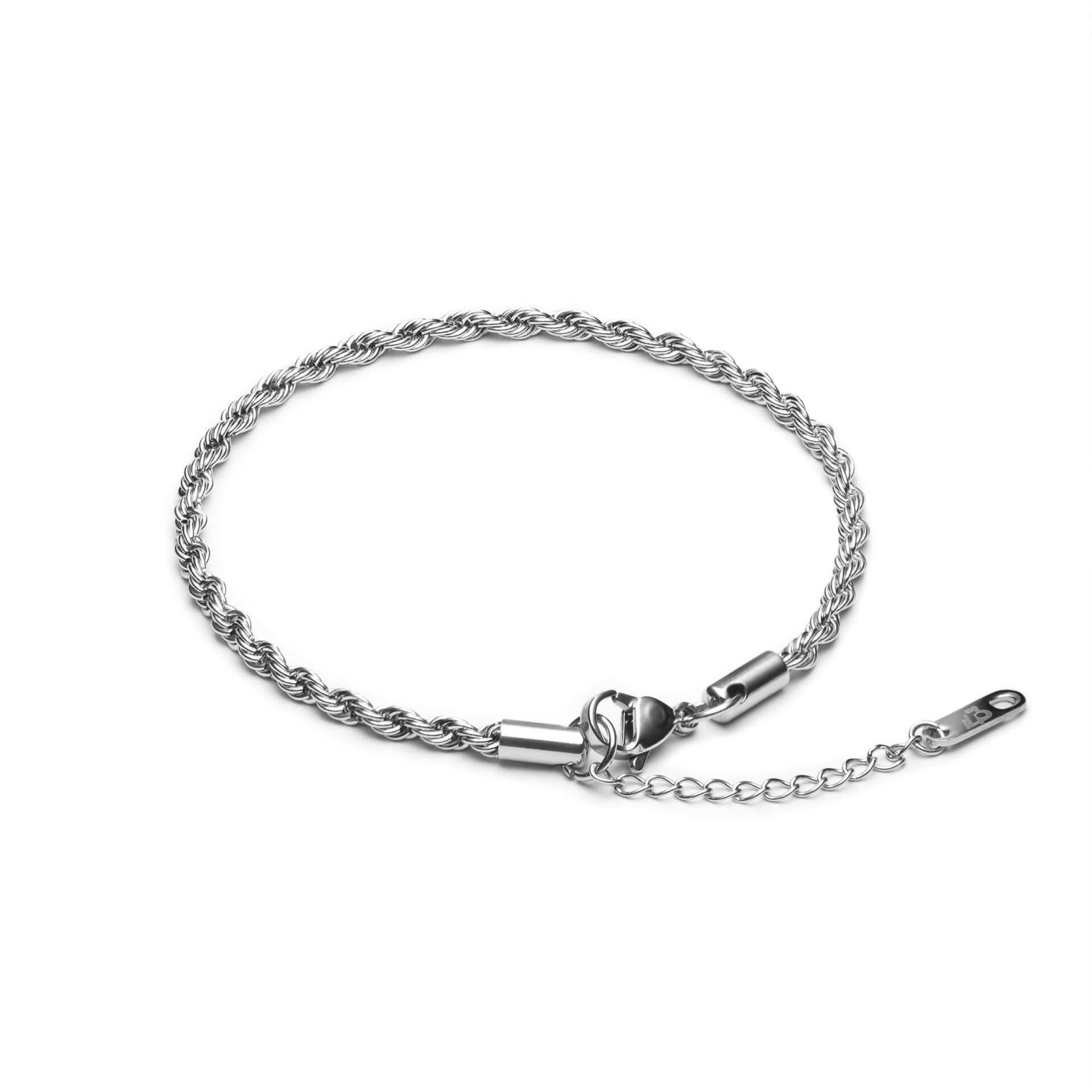 1403 Twisted Chain Silver Bracelet