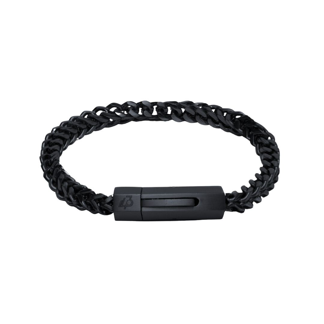 Cuban Chain Black Bracelet